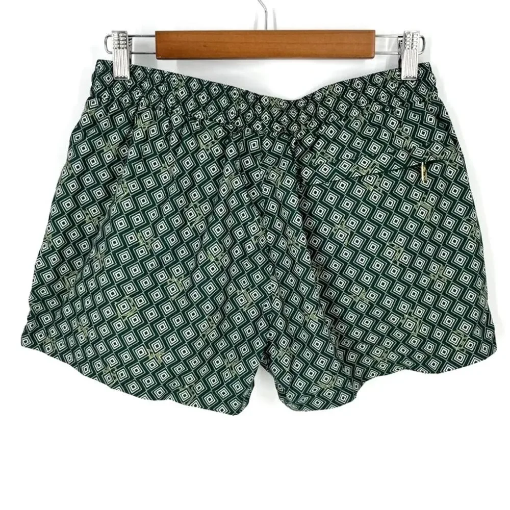 SINK Swimwear Signature Green Trunks Meridian Medium